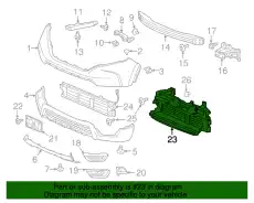 Решетка радиатора HONDA 71300TLAA01