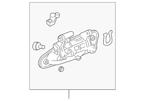 HANDLE ASSY., L. FR. 72180S6DE01ZA HONDA