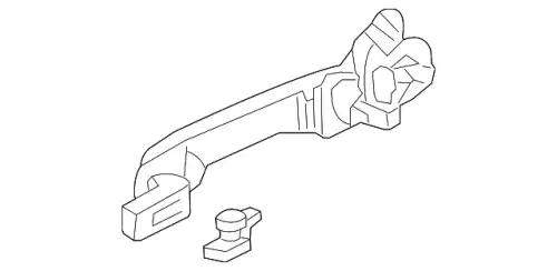 Ручка двери HONDA 72680S9VA01ZA