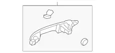 Ручка двери HONDA 72140SWAA01