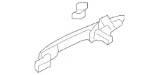 Ручка двери HONDA 72140SNEA11YD