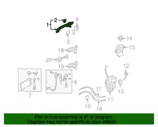 Ручка двери HONDA 72140SNEA11YD