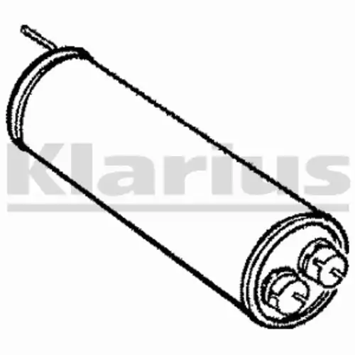 глушитель средняя часть Citr 210026 KLARIUS