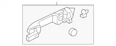 Ручка двери HONDA 72140TK8A21ZD