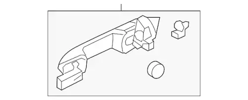 Ручка двери HONDA 72140TK8A21ZD