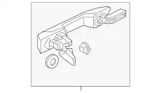 Ручка двери HONDA 72640TK8A21ZD