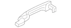 Ручка двери HONDA 72181TBAA72ZD