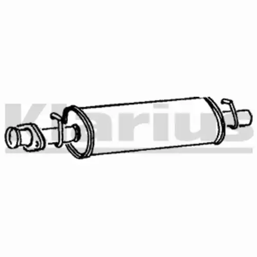 глушитель средняя часть Rov 220511 KLARIUS