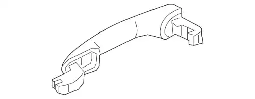 Ручка двери HONDA 72641T2AA71YA