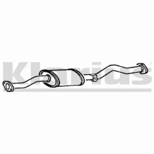 глушитель средняя часть Maz 230201 KLARIUS