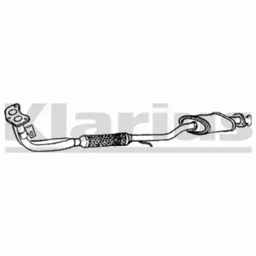 глушитель передняя часть Hyun 240145 KLARIUS