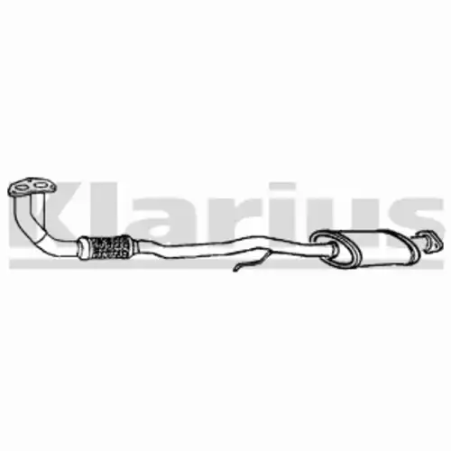 глушитель передняя часть Toyo 240273 KLARIUS