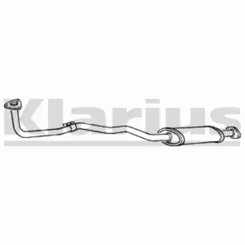глушитель передняя часть Niss 250071 KLARIUS