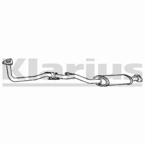 глушитель передняя часть Niss 250073 KLARIUS