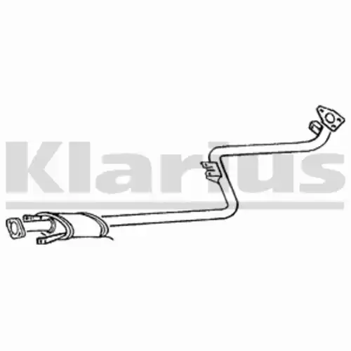 глушитель средняя часть Mits 260440 KLARIUS