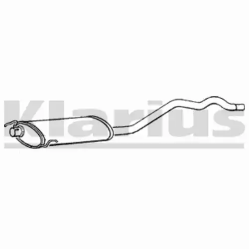 глушитель средняя часть Ren 260445 KLARIUS