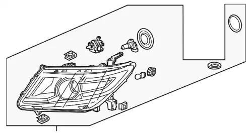Фара HONDA 33151TK8A22