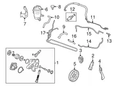 Шланг ГУР HONDA 53713TP6A01