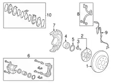 HUB ASSY., FR. 44600SZT000 HONDA