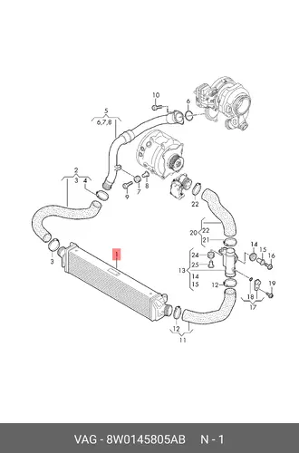 KUEHLER 8W0145805AB VAG