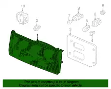Фонарь задний HONDA 34156S0X003