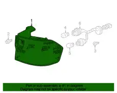Фонарь задний HONDA 33501S0X003