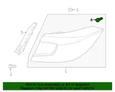 LAMP UNIT, R. TURN 33301ST7J01 HONDA