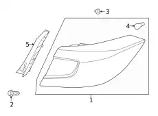 LAMP UNIT, R. TURN 33301ST7J01 HONDA