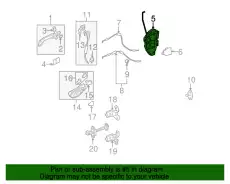 LATCH ASSY., L. FR. 72150SNAA14 HONDA