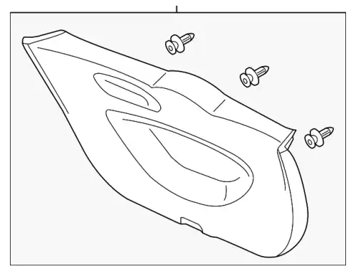 LINING ASSY., TAILGA 84440T5AJ02ZA HONDA