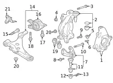 LINK COMP., FR. STOP 51340TGHA01 HONDA
