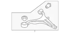 LWR ARM COMP,R FR 51350SCVA00 HONDA