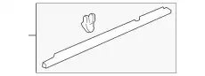 MLDG ASSY R,RR DO 72910SJCA01 HONDA