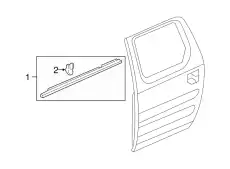 MLDG ASSY R,RR DO 72910SJCA01 HONDA
