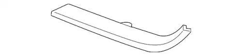 MOLDING A, L. FR. GR 71174SXSA01ZB HONDA