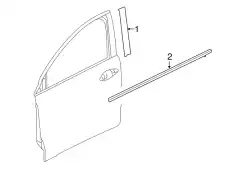 MOLDING ASSY., R. FR 72410T7A003 HONDA