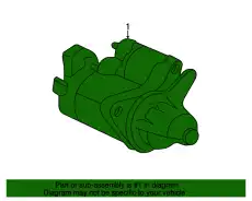 Стартер HONDA 312005AAA02