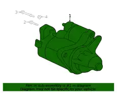 MOTOR ASSY., STARTER 312005BAA52 HONDA