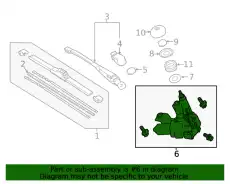 MOTOR COMP., WIPER 76710TGGA01 HONDA