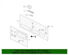 NUT-WASHER, 5MM 9407105080 HONDA