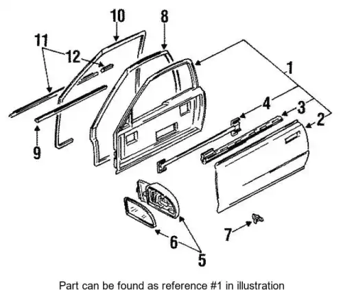 PANEL COMP R,FR D 67010SS0A00ZZ HONDA