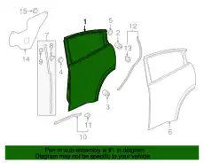 PANEL COMP,R RR D 67510T7WA90ZZ HONDA