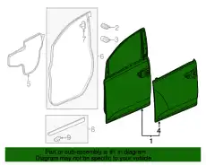 PANEL COMP., R. FR. 67010TK8A93ZZ HONDA