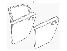 PANEL COMP., R. RR. 67510TVA325ZZ HONDA