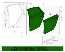 PANEL COMP., R. RR. 67510TVA325ZZ HONDA