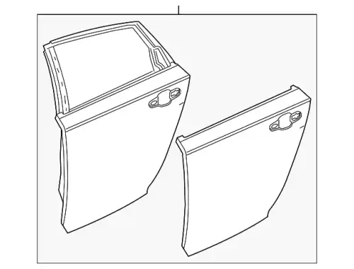 PANEL COMP., R. RR. 67510TVA325ZZ HONDA
