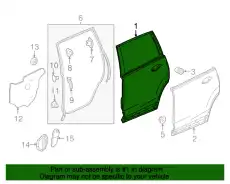 PANEL COMP., R. RR. 67510TG7A11ZZ HONDA