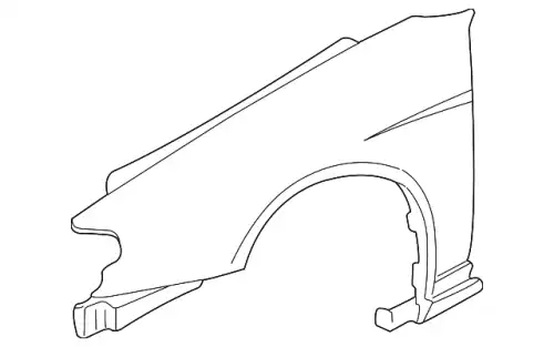 PANEL R,FR FENDER 60211S5DA90ZZ HONDA