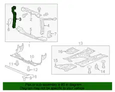 PANEL SET R,FR BH 04601TR3A00ZZ HONDA