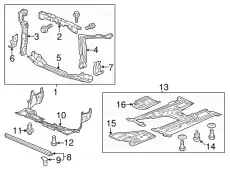 PANEL SET R,FR BH 04601TR3A00ZZ HONDA